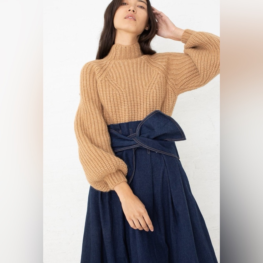 Ulla Johnson Micha Turtleneck in Camel Size Medium